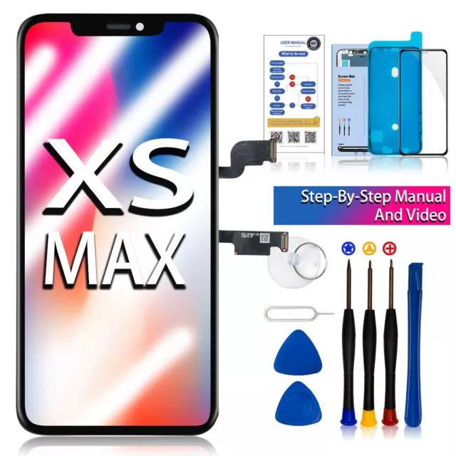 Für iPhone XS Max Display Ersatz OLED LCD Super Retina Bildschirm Touch Screen