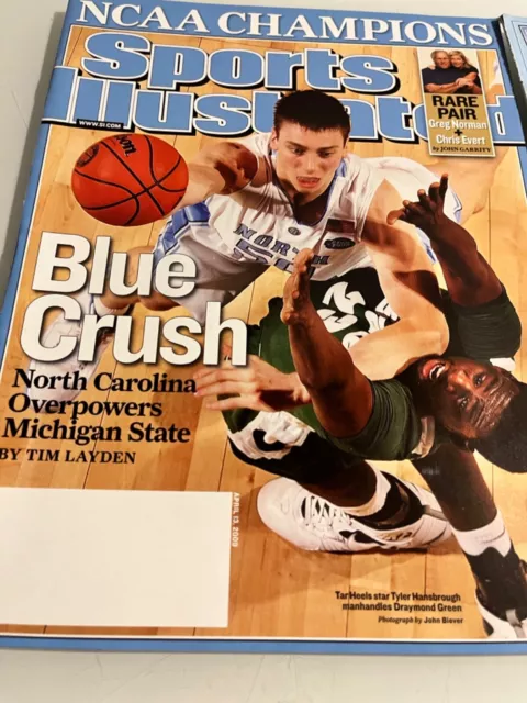 Tyler Hansbrough North Carolina  Sports Illustrated March 15, 2008 April 13 2009 2