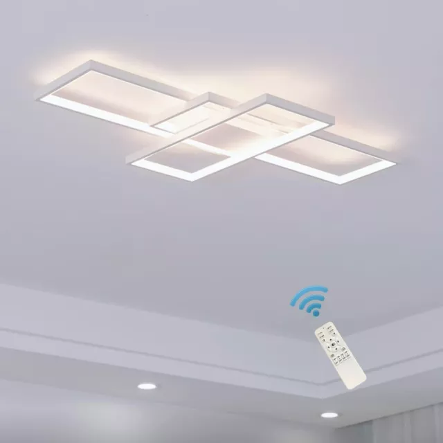 Square LED Ceiling Light Flush Mount Kitchen Bedroom Down Lighting Fixture Lamp