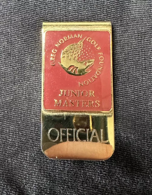 Greg Norman Golf Foundation Junior Masters Official Golf Badge Clip