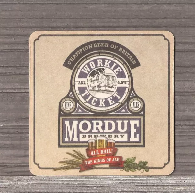 All Hail The Kings of Ale Series Mordue Brewery Beer Coaster-32427