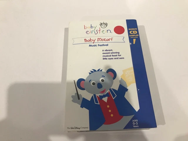 VERY RARE BABY Einstein Baby Mozart: Music Festival (VHS, 2004) NO CD ...