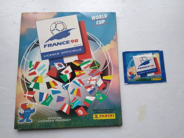 France 98 World Cup - Panini, 1998 - ALBUM INCOMPLETO (Mancano 40/561) + BUSTINA