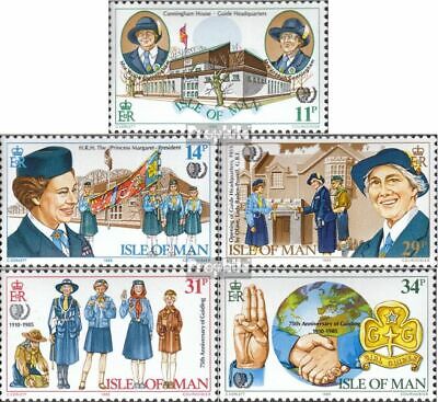 gb - Île de man 272-276 (complète.Edition.) timbres prémier jour 1985 pfadfinder