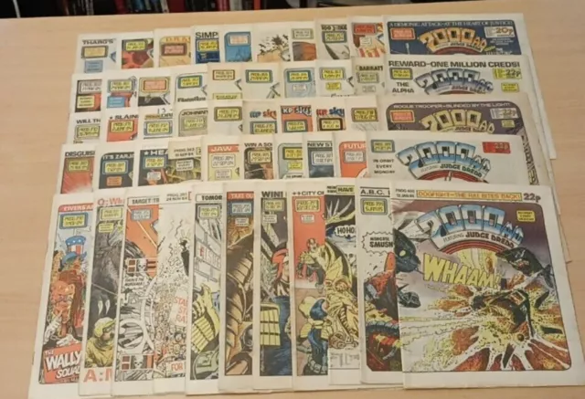 51 X 2000AD Comic Prog Collection 350-400 | Judge Dredd | Nemesis the Warlock