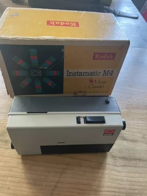 Kodak Instamatic M4 Movie Camera for Super 8 movies, 13 mm f/1.8 lens, w/ meter