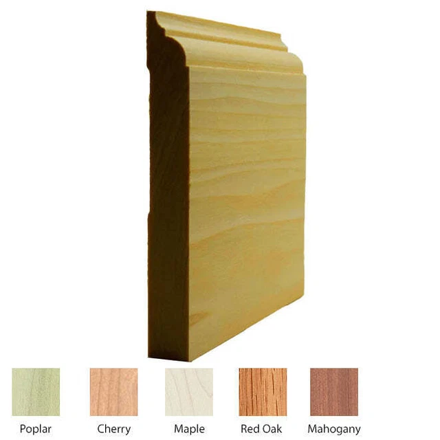 Baseboard EWBB23 Nose and Cove, 11/16" x 5-1/4"