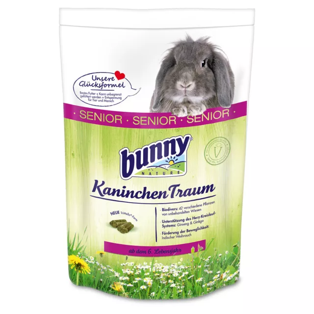 Bunny Nature Sogno Del Coniglio Senior 1,5 KG, Nuovo