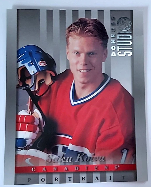 SAKU KOIVU 1997 Donruss Studio 8x10 Portrait #19 NHL Montreal Canadiens