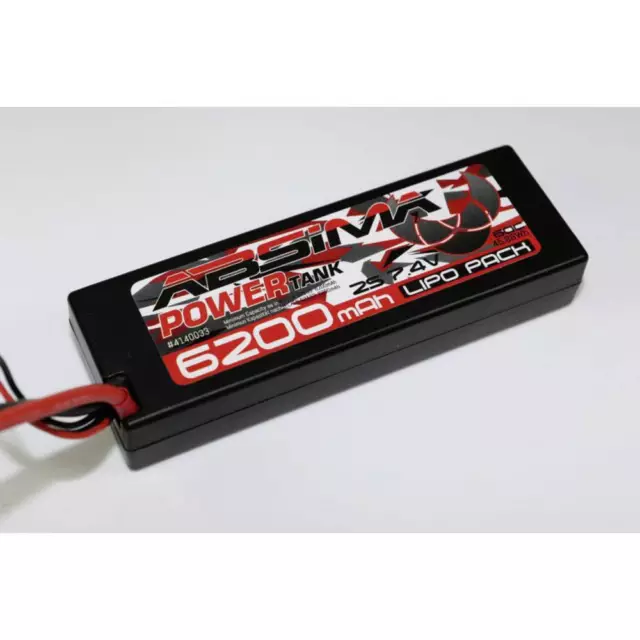 Absima Modellbau-Akkupack (LiPo) 7.4 V 6200 mAh 60 C Hardcase T-Stecker