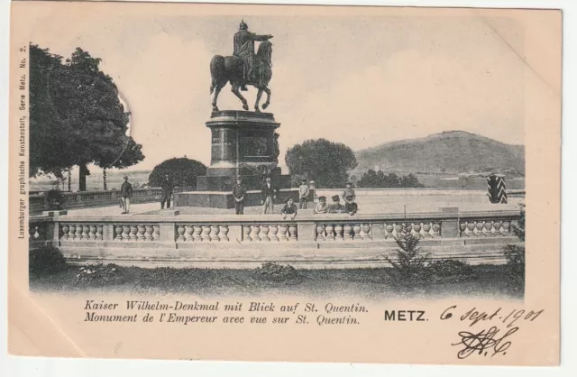 METZ - Moselle - CPA 57 - Monument to Emperor William