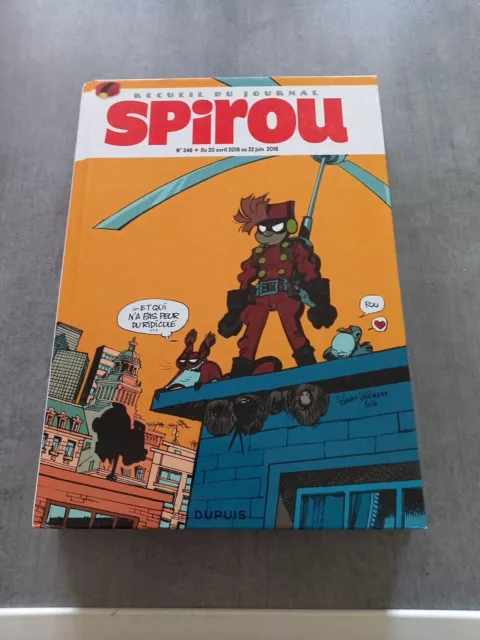 Spirou. Album 346 De 2016. Ed Dupuis. Cartonné.  Comme Neuf