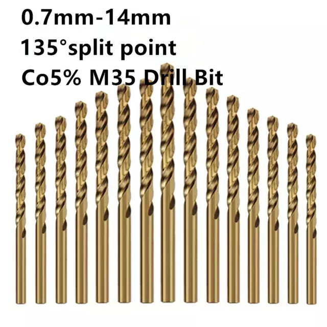 HSS Gold Cobalt Jobber Drill Bit  Twist Drill Bit Premium Quality