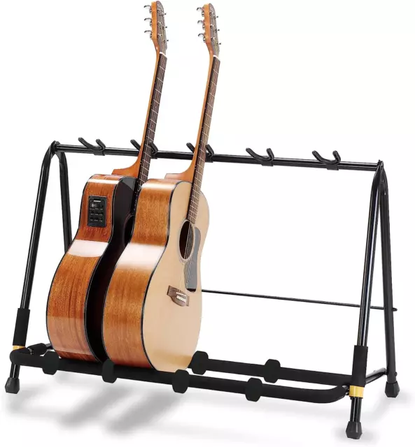 Soportes para guitarra GS525B 5 espacios negro