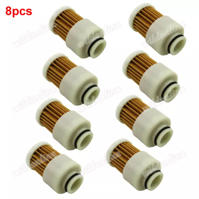 8x Outboard Motor Fuel Filter For 4 Stroke 75 90 HP 115HP 881540 18-7979 Mercury