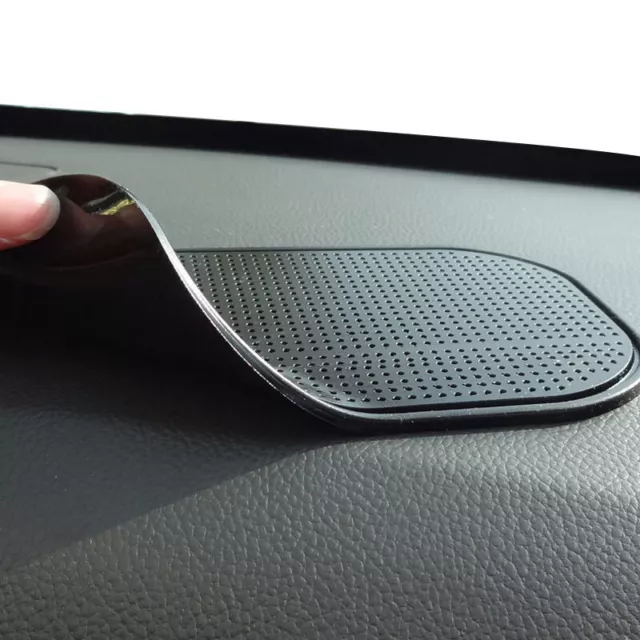 Car Anti-slip Mat Sticky Phone Stand Black Sticky Pad AntiSlip Car Accessor-RQ