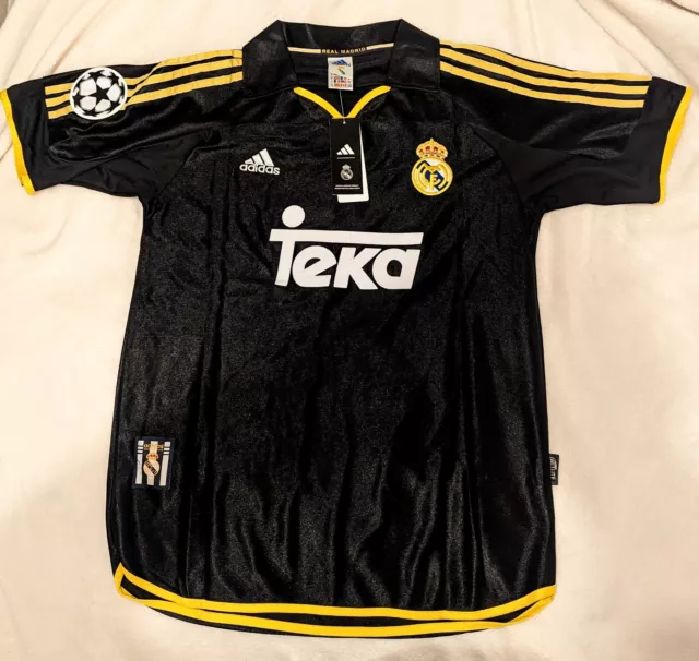 Men's Real Madrid 99-01 Away Kit Raul #7 BRAND NEW Size Medium