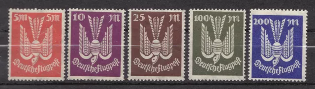 Germany Deutsches Reich 1923 Mi. Nr. 263-267 Air Mail Issue MNH