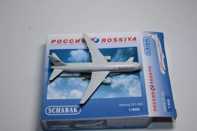 Schabak 1:600 Flugzeug 403551588 Boeing 767-300 ROSSIYA OVP