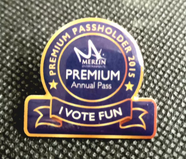 Unidentified Merlin Premium Annual Pass IVOTE FUN Pin Badge