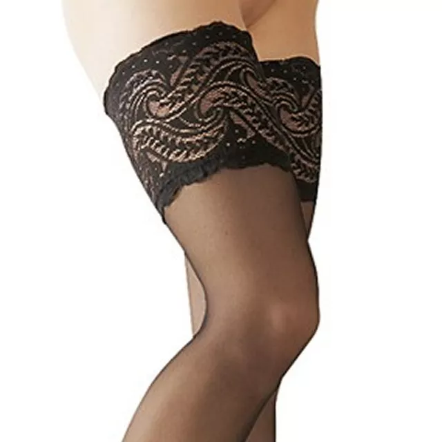 Halterlose Strümpfe XS S M L XL Spitze Damen Straps Nylons Cottelli Collection 2