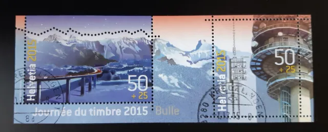 Schweiz 2015, MiNr. Block 60, Tag der Briefmarke, gestempelt