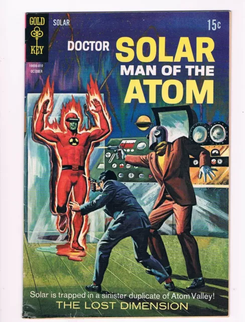 Doctor Solar Man of the Atom #25 -  Gold Key 1968 Fine+