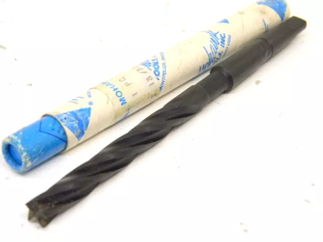 New Surplus Mohawk Mt1 Usa 13/32" Taper Shank Core Twist Drill .4062" #1Mt