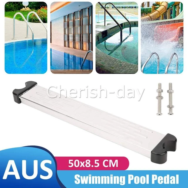 STAINLESS STEEL SWIMMING Pool Pedal Replacement Ladder Rung Steps Anti ...
