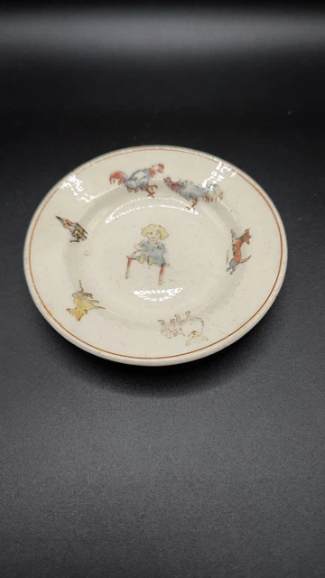 Ancienne dinette de poupée - service à soupe fleuri en à Castres-Aisne