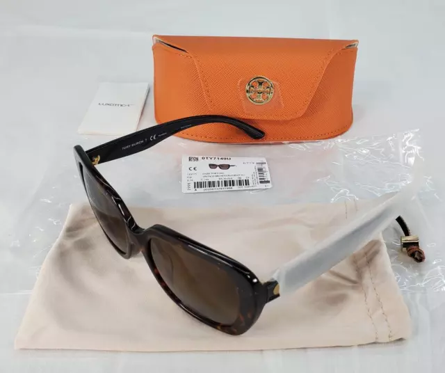 Tory Burch TY7149U Women's Sunglasses Dark Tortoise/Light/Dark Brown Gradient 56