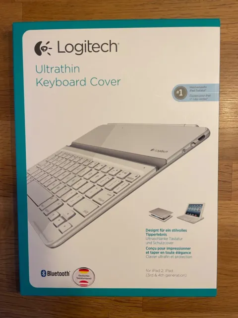 Logitech Ultrathin Keyboard Cover (QWERTZ) für iPad 2, iPad (3. und 4. Gen.)