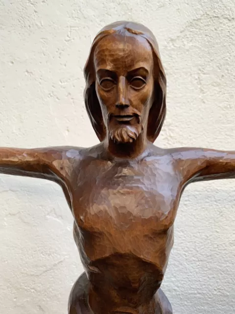 Jesus Christus Geschnitzt Auferstehung Oberammergau  95cm Rarität Heiligenfigur