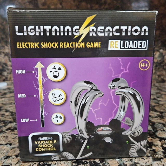 LIGHTNING REACTION RELOADED Party Game Electric Shock Reaction Game 4