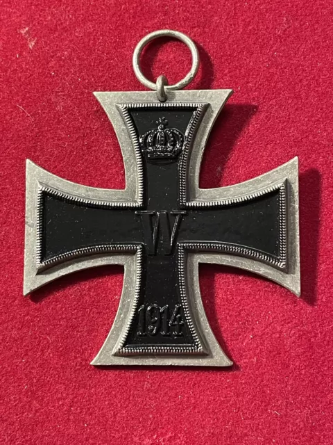 Preußen 1914: Eisernes Kreuz an Öse, Göde-Anfertigung, einseitig