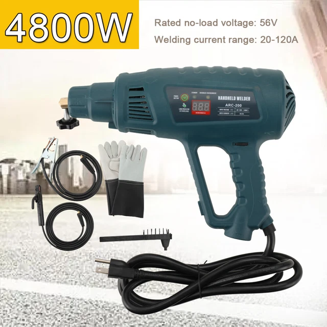 110V Welding Machine 4800W Hand-held Digital Stick Welder Portable Welder Gun US