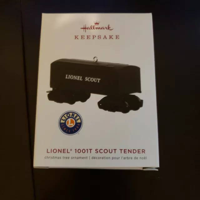 2019 Hallmark Keepsake Ornament 1001 Scout Locomotive NIB Lionel Trains