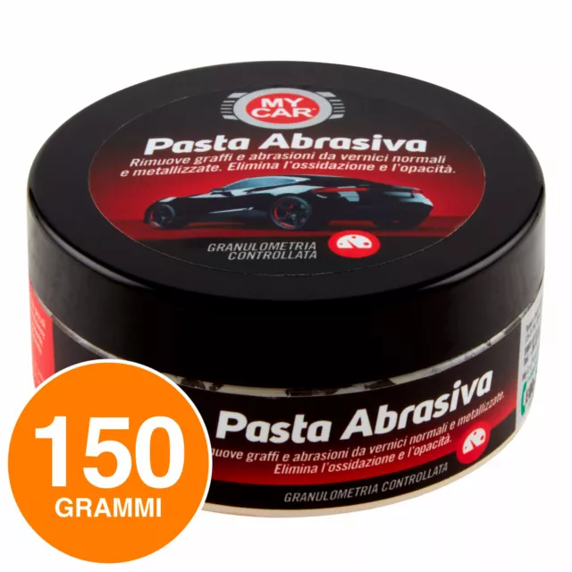 My Car Pasta Abrasiva Rimuovi Graffi e Abrasioni per Carrozzeria Auto - 150g