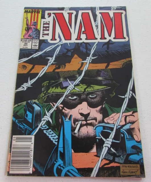 Comic Book Marvel Comics The 'Nam 30 May 1986