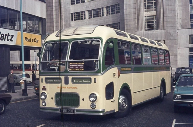 ORIGINAL EASTERN NATIONAL Bus Slide . Bristol MW6G #348 YBD201 ...