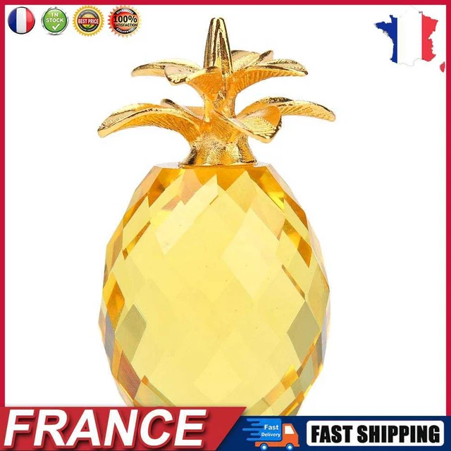 Crystal Pineapple Figurines Table Ornament DIY Art Gift Home Car Decoration fr