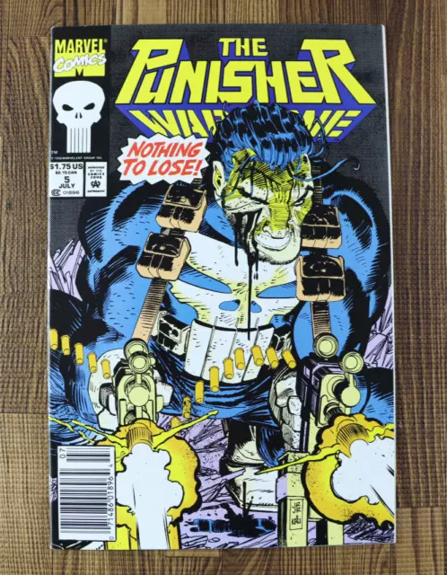 1992 Marvel The Punisher War Zone #5 VF/VF+