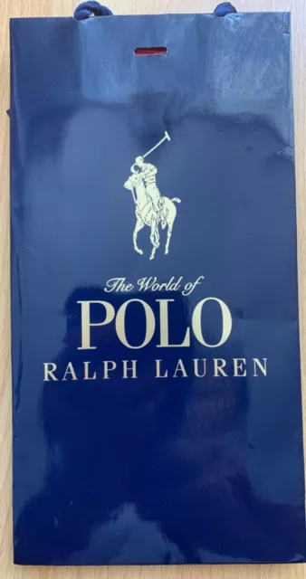 Polo Ralph Lauren small gift bag 9.5 X 5"X 2.5"