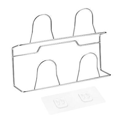 Wall Stick Slipper Rack, 250mm Stainless Steel Shoes Hanger Double Layer