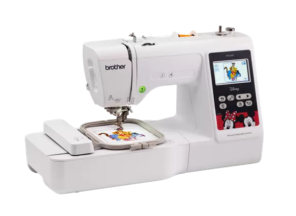 BROTHER PE550D 4” x 4” Embroidery Machine with Built-In Disney Designs + Bonus