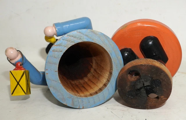 Räuchermann Räuchermännchen Wärter Wächter 17cm SEHR ALT 9