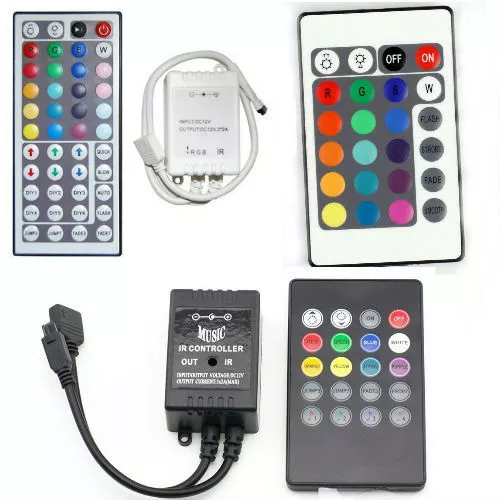 4 Pin RGB Remote Controller For 5050/3528 LED Light Strip IR Remote 40/44Keys