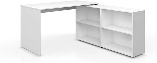 Eckschreibtisch Computer Bürotisch PC Schreibtisch Flexplus Wei Vicco