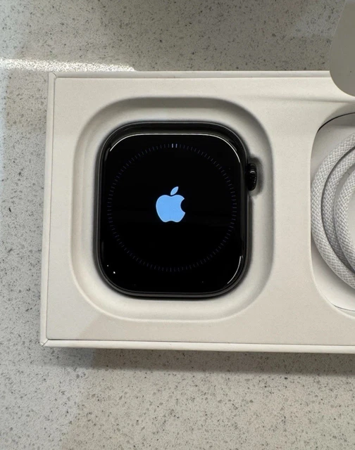 APPLE WATCH SERIES 10 46mm Jet Black Aluminium GPS Warranty March 2026 ...