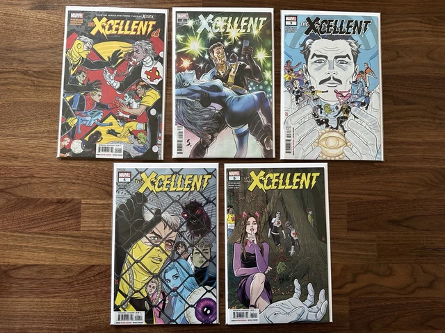 Marvel Comics X-Cellent #1 2 3 4 5 Complete Series Run Lot NM